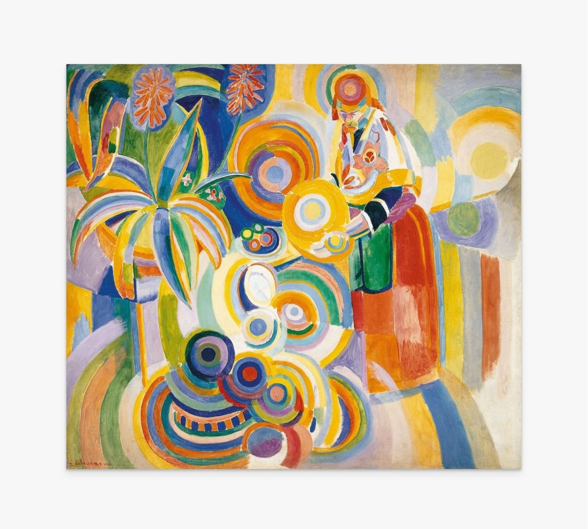 Portuguese Woman Robert Delaunay ReplicArt Oil Painting Reproduction