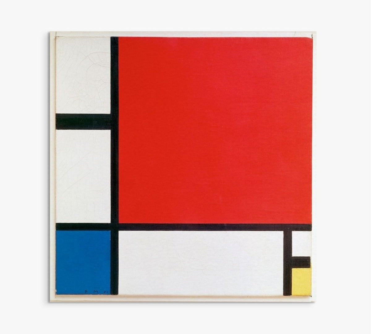 Composition with Red, Blue, and Yellow Piet Mondrian ReplicArt Oil Painting Reproduction