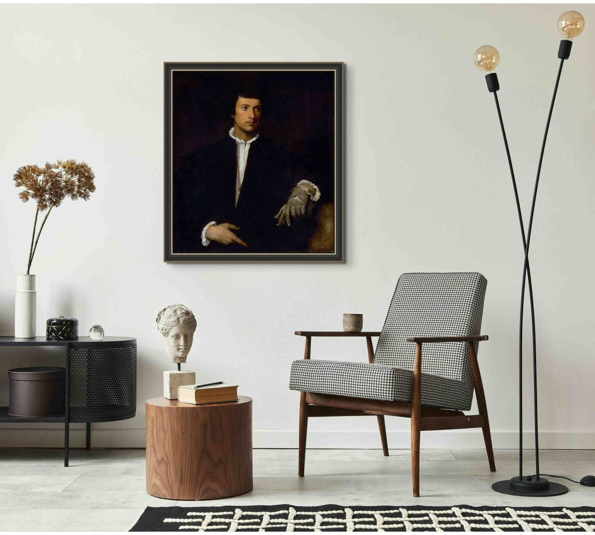 Man with a Glove Titian ReplicArt Oil Painting Reproduction