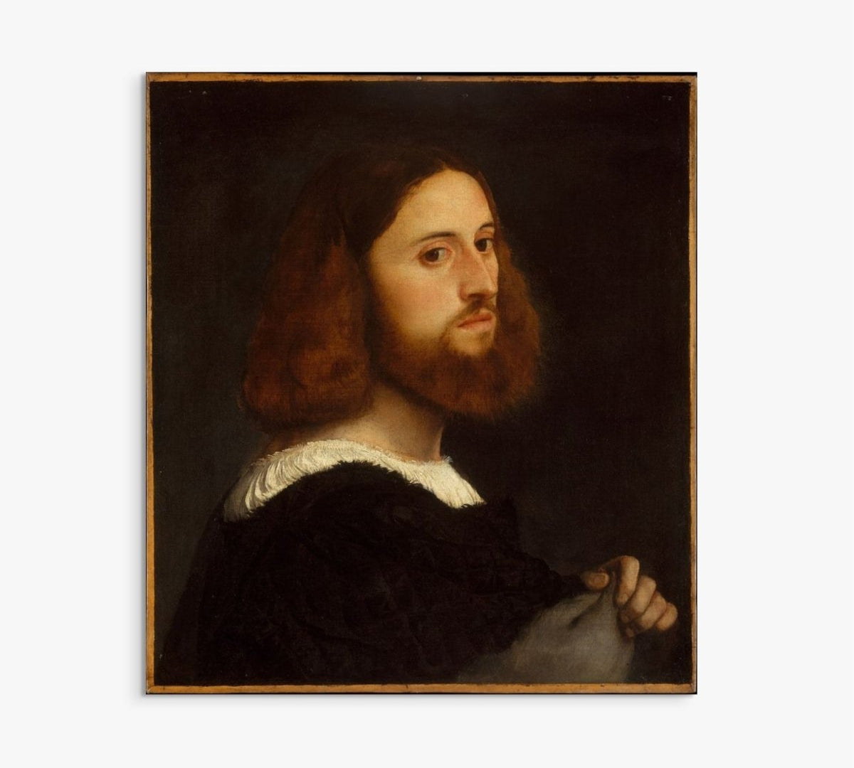 Portrait of a Man Titian ReplicArt Oil Painting Reproduction