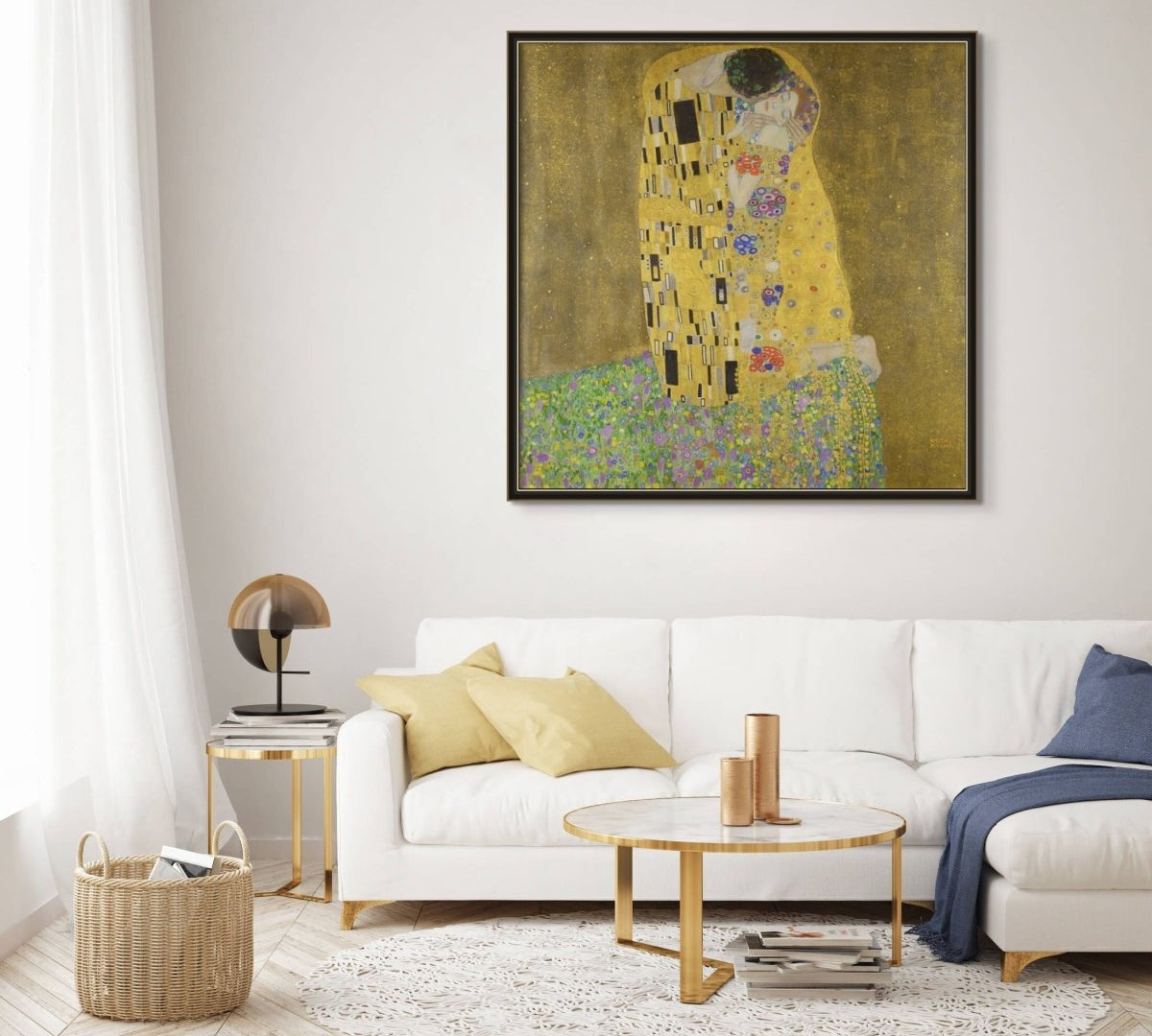 The Kiss Gustav Klimt ReplicArt Oil Painting Reproduction