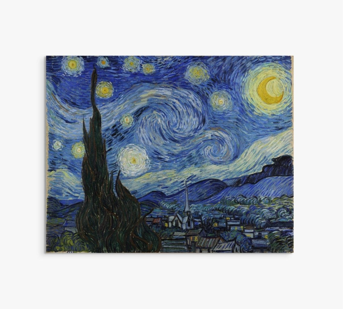 The Starry Night Vincent Van gogh ReplicArt Oil Painting Reproduction