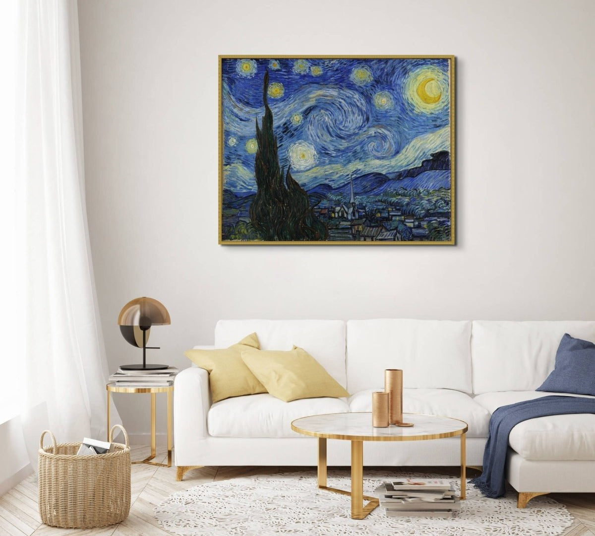 The Starry Night Vincent Van gogh ReplicArt Oil Painting Reproduction