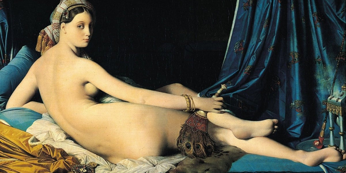 How a Hand-Painted Oil of Ingres’s Grande Odalisque Looks in a Room