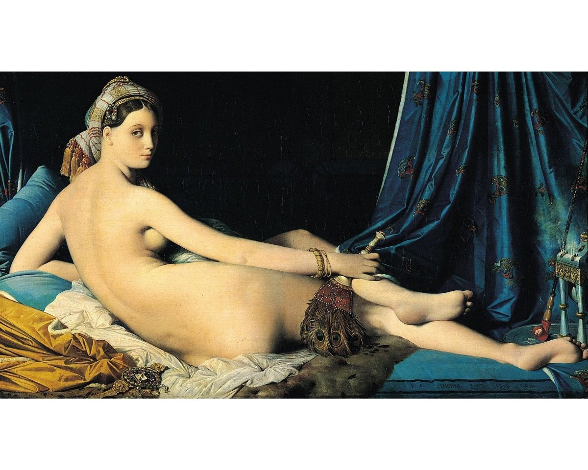 How a Hand-Painted Oil of Ingres’s Grande Odalisque Looks in a Room