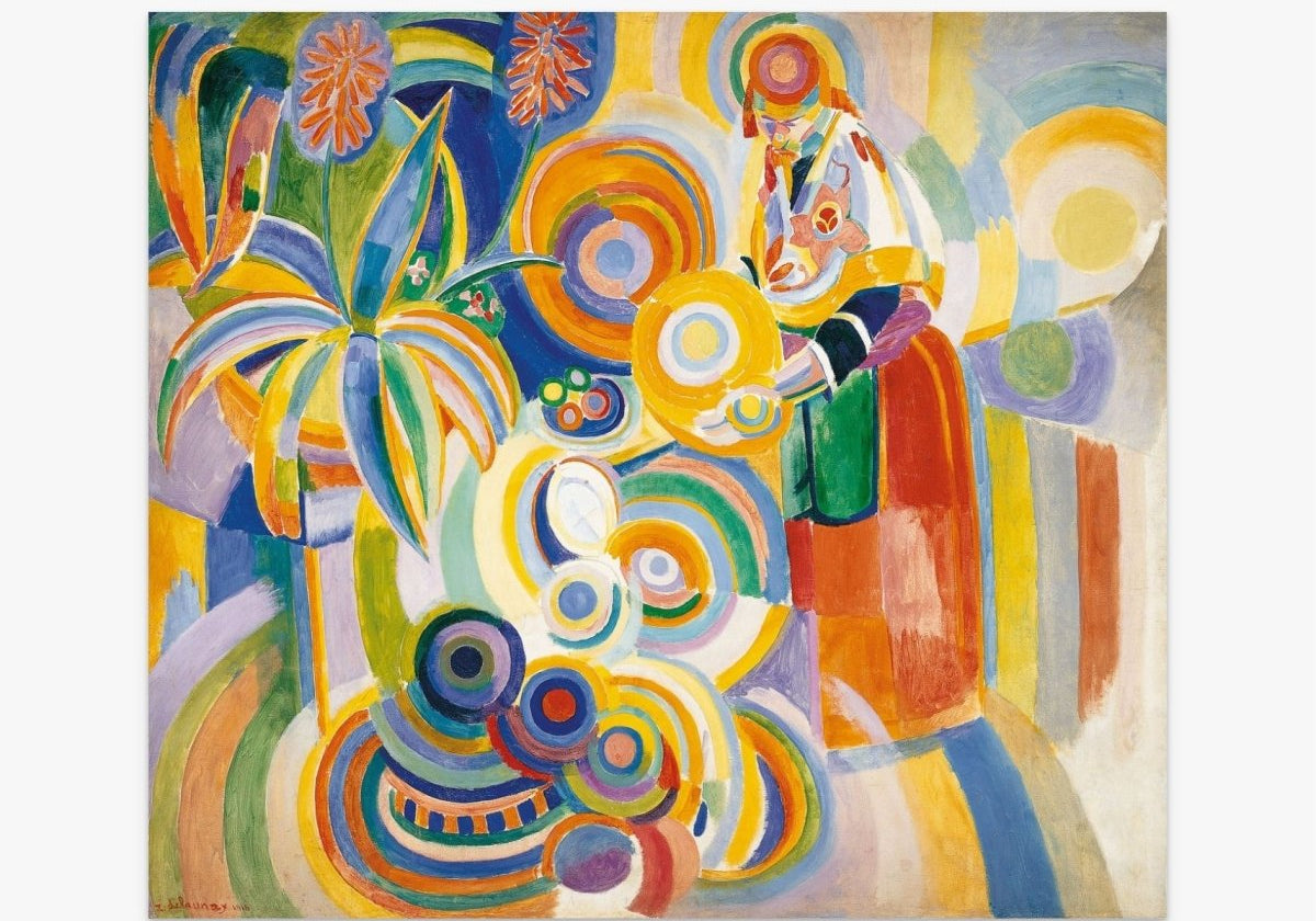 Portuguese Woman Robert Delaunay ReplicArt Oil Painting Reproduction