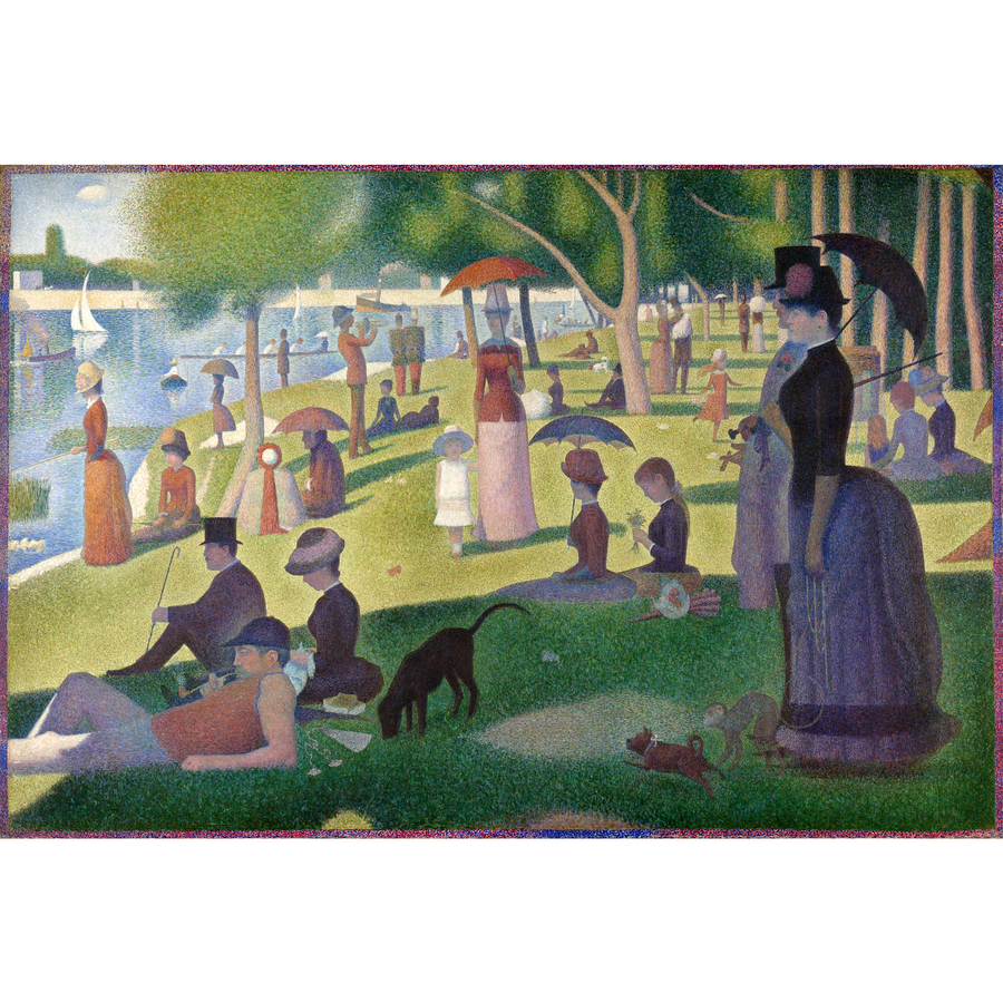 A Sunday Afternoon on the Island of La Grande Jatte Seurat ReplicArt Oil Painting Reproduction