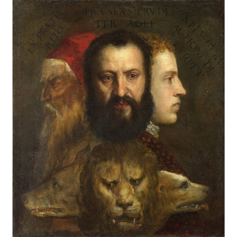 An Allegory of Prudence Titian ReplicArt Oil Painting Reproduction