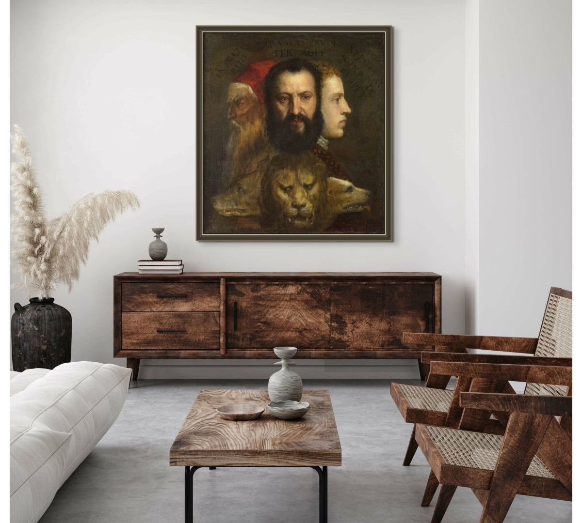 An Allegory of Prudence Titian ReplicArt Oil Painting Reproduction