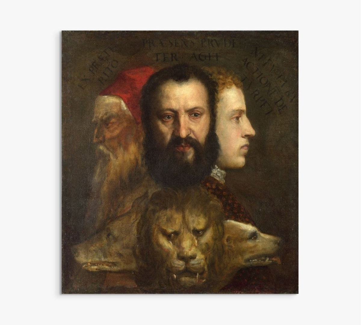 An Allegory of Prudence Titian ReplicArt Oil Painting Reproduction