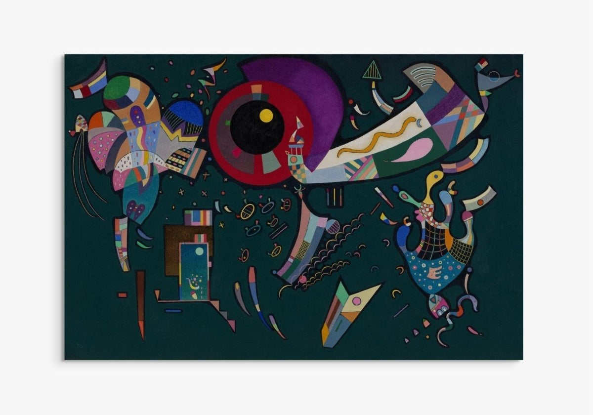 Around the Circle Wassily Kandinsky ReplicArt Oil Painting Reproduction