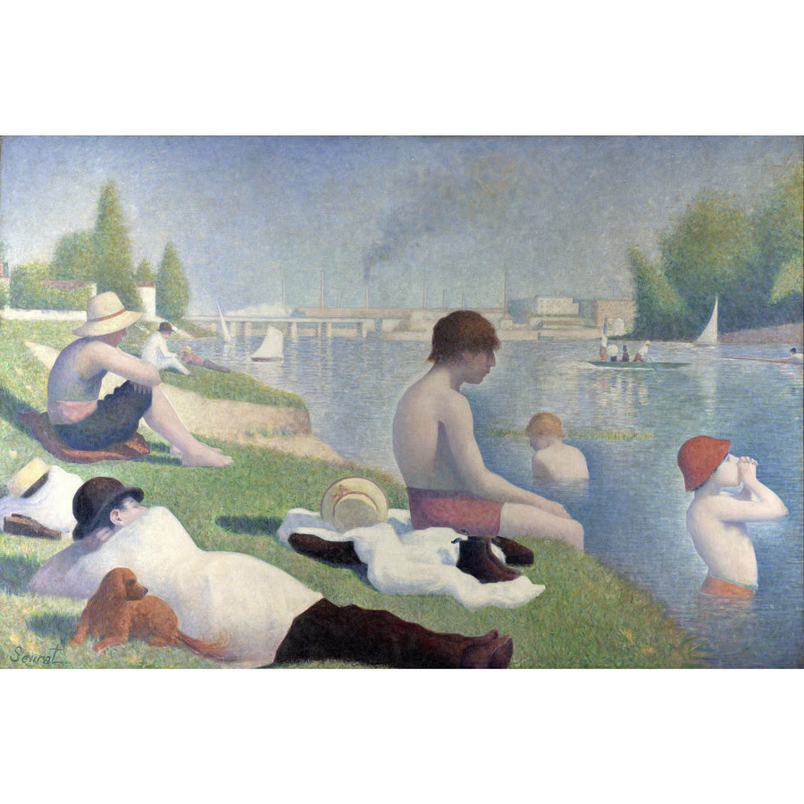 Bathers in Asnieres Seurat ReplicArt Oil Painting Reproduction