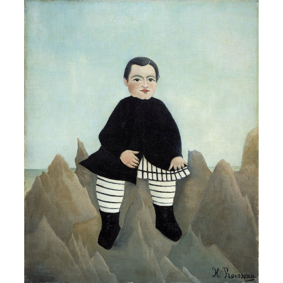 Boy on the Rocks Henri Rousseau ReplicArt Oil Painting Reproduction