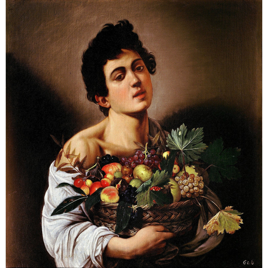 Boy with a Basket of Fruit Caravaggio ReplicArt Oil Painting Reproduction