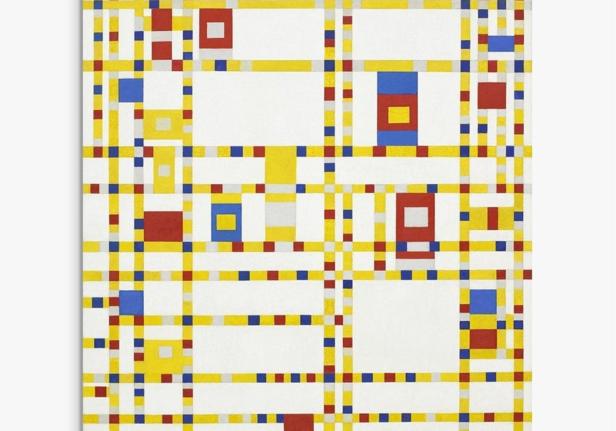 Broadway Boogie Woogie Piet Mondrian ReplicArt Oil Painting Reproduction