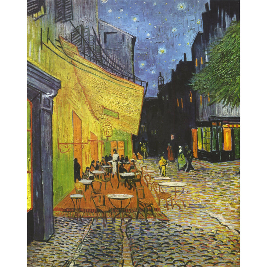 Cafe Terrace at Night Vincent Van gogh ReplicArt Oil Painting Reproduction