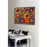 Color Study - Squares with Concentric Circles Wassily Kandinsky ReplicArt Oil Painting Reproduction