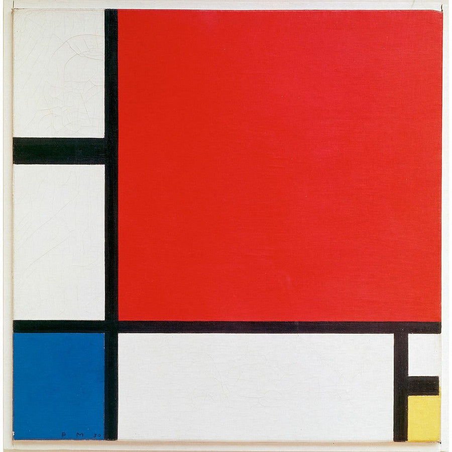 Composition with Red, Blue, and Yellow Piet Mondrian ReplicArt Oil Painting Reproduction