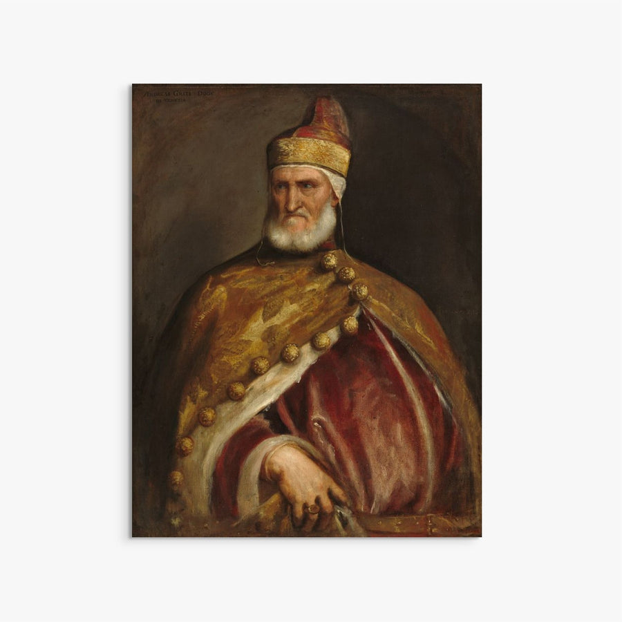 Doge Andrea Gritti Titian ReplicArt Oil Painting Reproduction