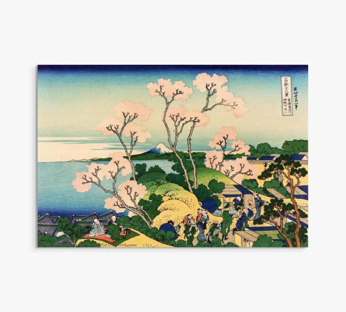 Fuji from Gotenyama Hokusai ReplicArt Oil Painting Reproduction