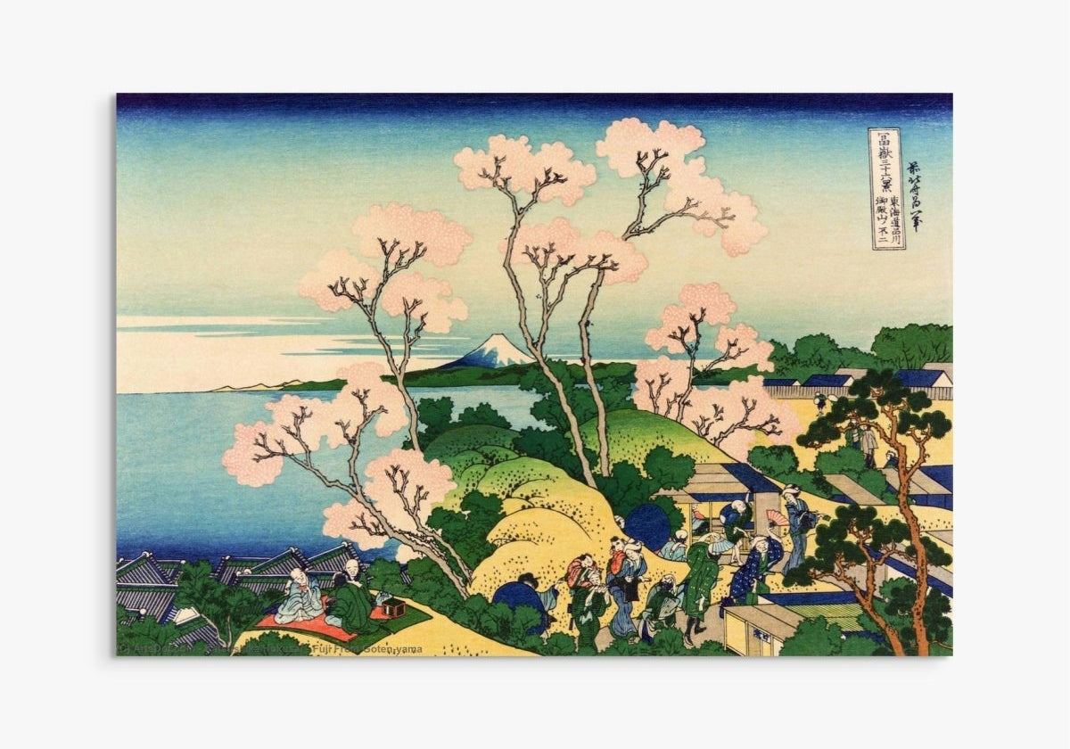 Fuji from Gotenyama Hokusai ReplicArt Oil Painting Reproduction
