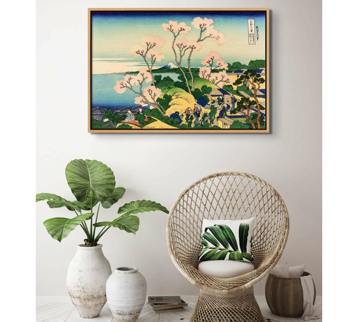 Fuji from Gotenyama Hokusai ReplicArt Oil Painting Reproduction