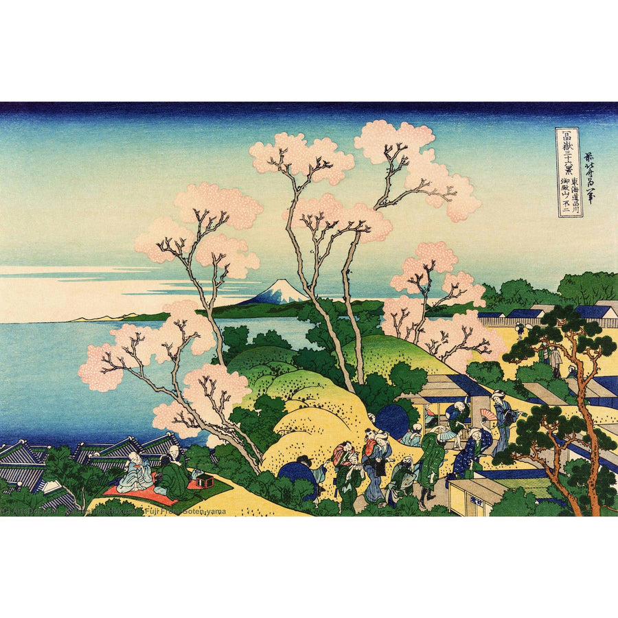 Fuji from Gotenyama Hokusai ReplicArt Oil Painting Reproduction