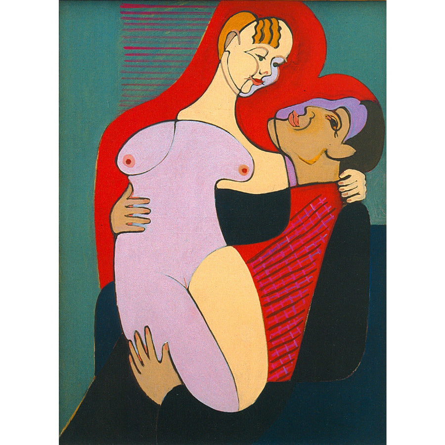 Great Lovers Ernst Ludwig Kirchner ReplicArt Oil Painting Reproduction