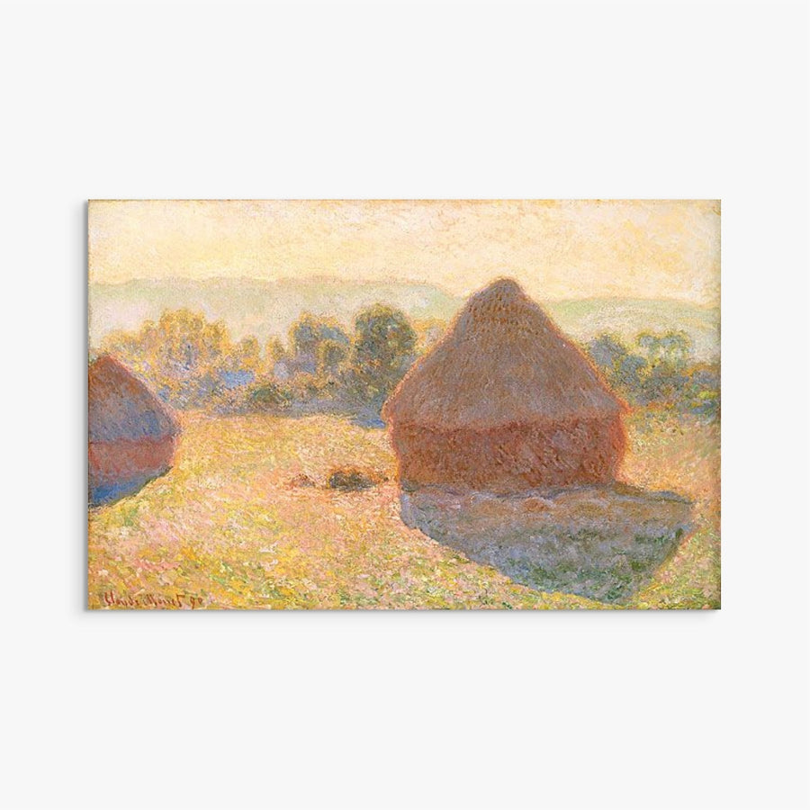 Haystacks (Midday) Claude Monet ReplicArt Oil Painting Reproduction