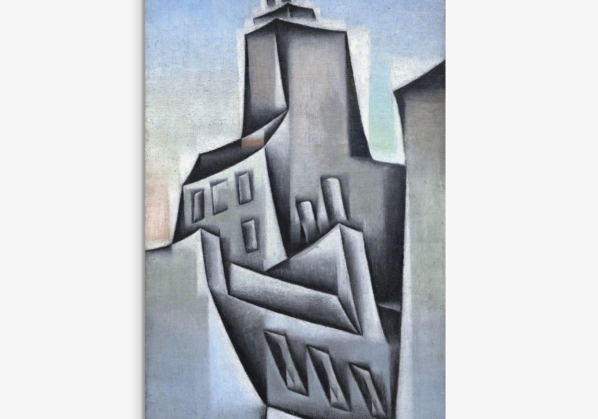 Houses in Paris Juan Gris ReplicArt Oil Painting Reproduction