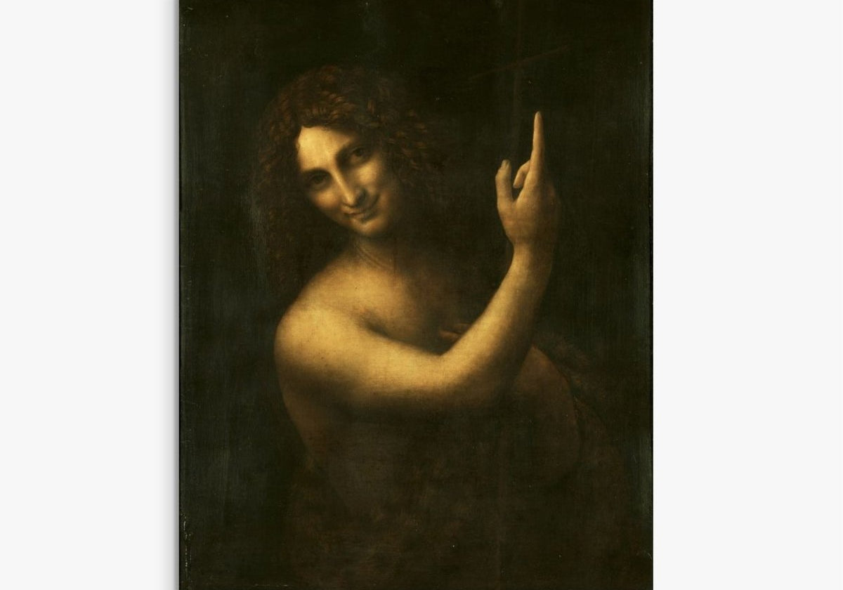 John the Baptist Leonardo Da Vinci ReplicArt Oil Painting Reproduction