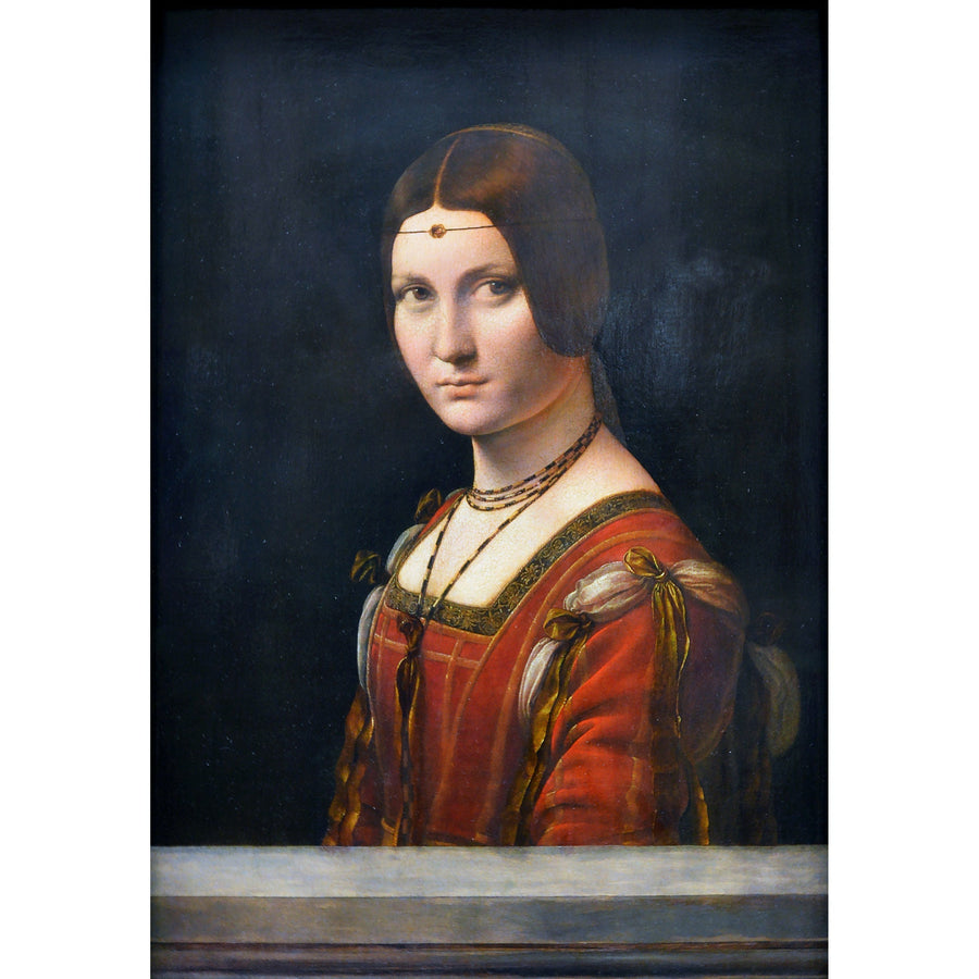 La Belle Ferronniere Leonardo Da Vinci ReplicArt Oil Painting Reproduction