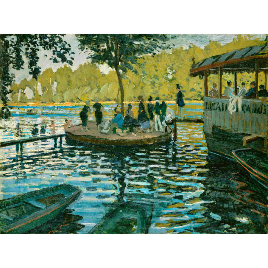 La Grenouillere Claude Monet ReplicArt Oil Painting Reproduction