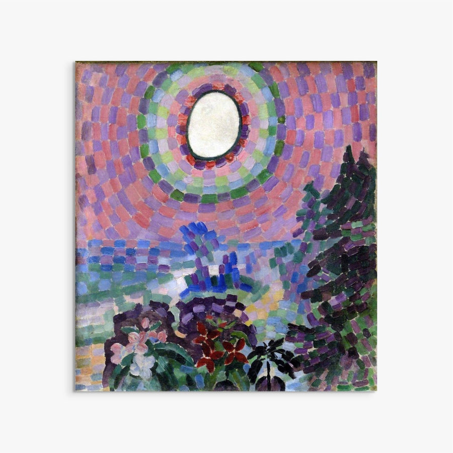 Landscape with Disc Robert Delaunay ReplicArt Oil Painting Reproduction