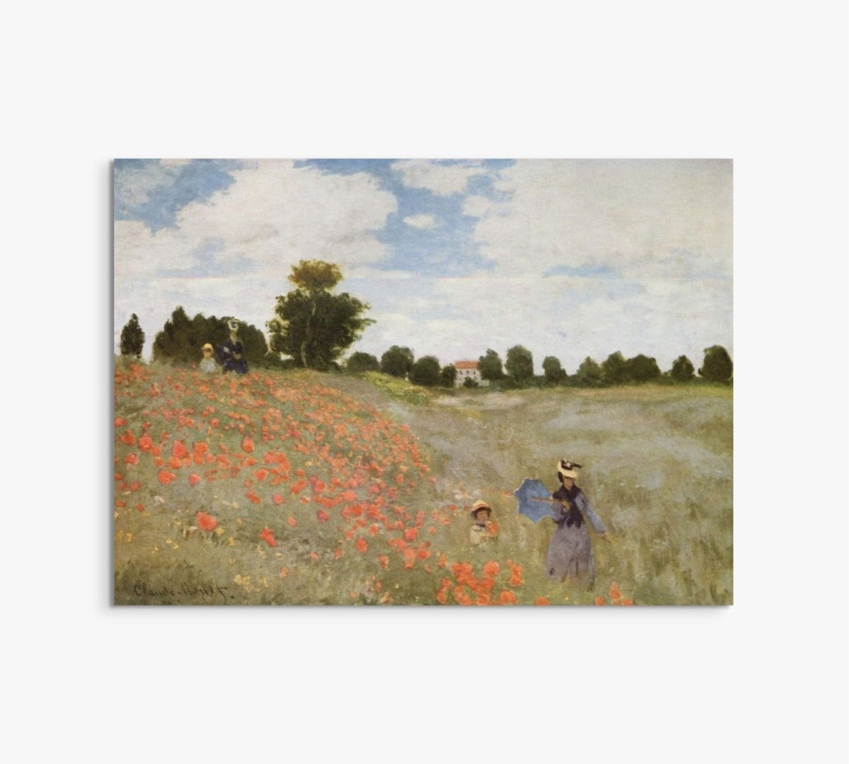 Les Coquelicots Claude Monet ReplicArt Oil Painting Reproduction