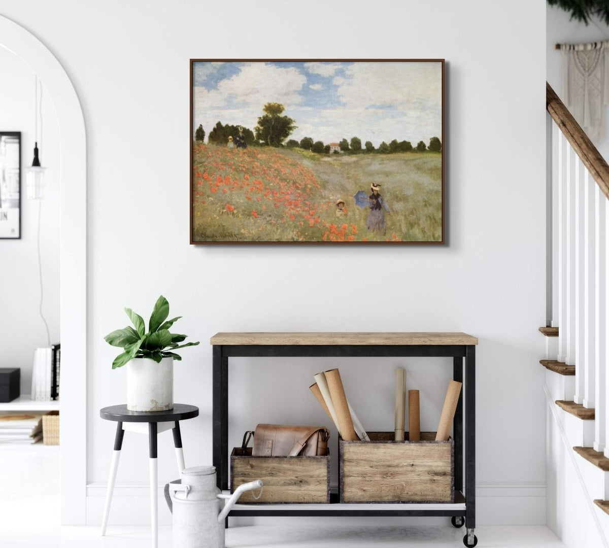 Les Coquelicots Claude Monet ReplicArt Oil Painting Reproduction