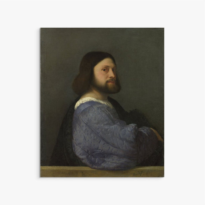 Man with a Quilted Sleeve Titian ReplicArt Oil Painting Reproduction