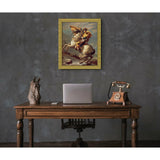 Napoleon Crossing the Alps Jacque Louis David ReplicArt Oil Painting Reproduction