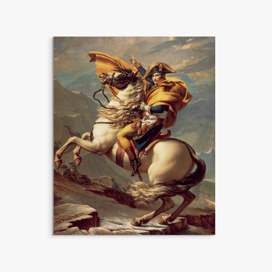 Napoleon Crossing the Alps Jacque Louis David ReplicArt Oil Painting Reproduction