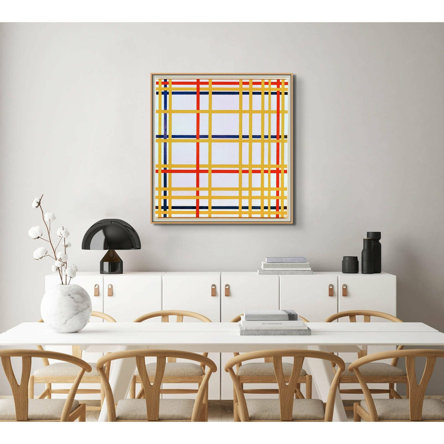 New York City I Piet Mondrian ReplicArt Oil Painting Reproduction