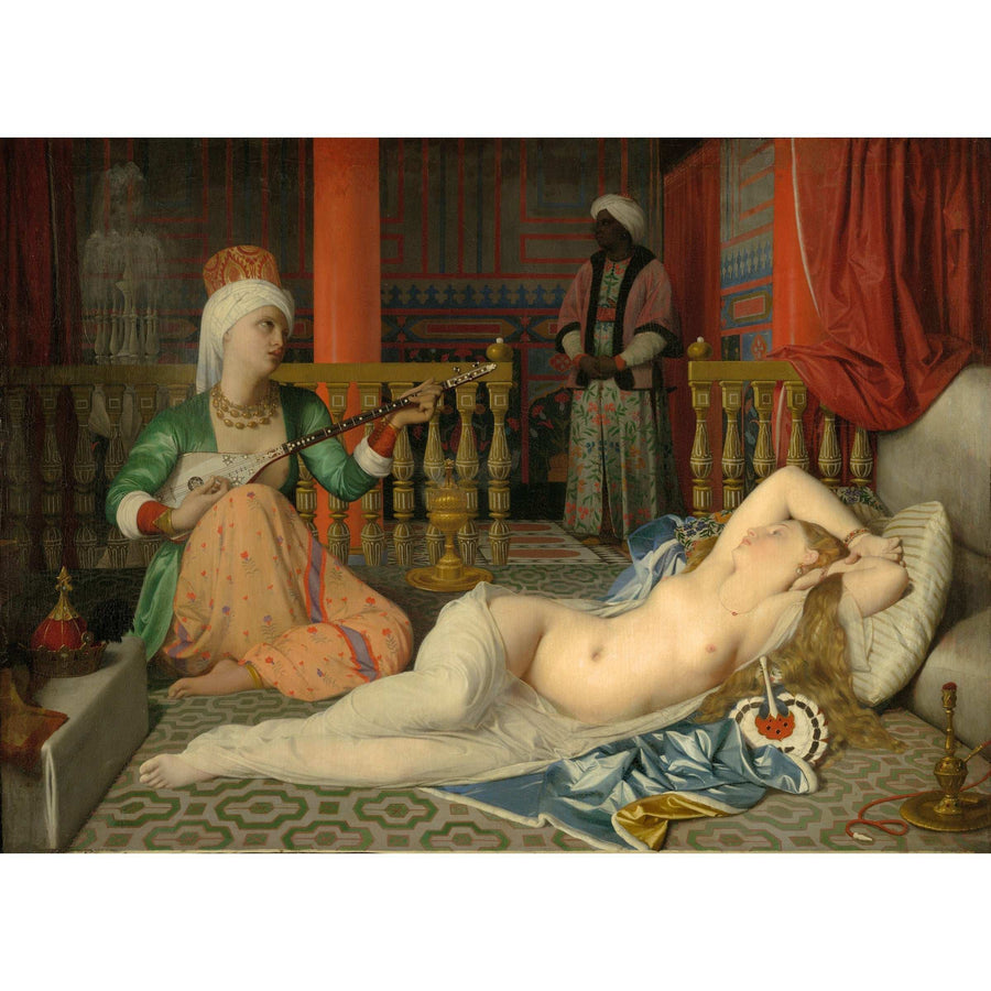 Odalisque with Slave Ingres ReplicArt Oil Painting Reproduction