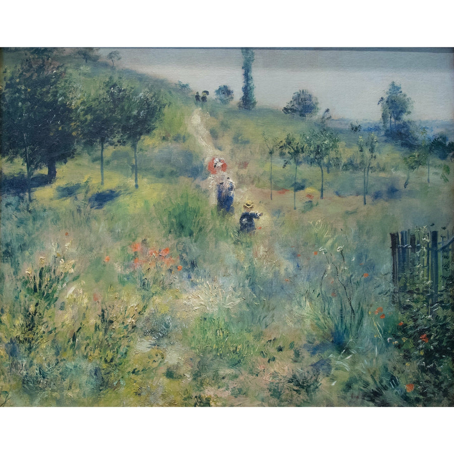 Path Leading through Tall Grass Auguste Renoir ReplicArt Oil Painting Reproduction