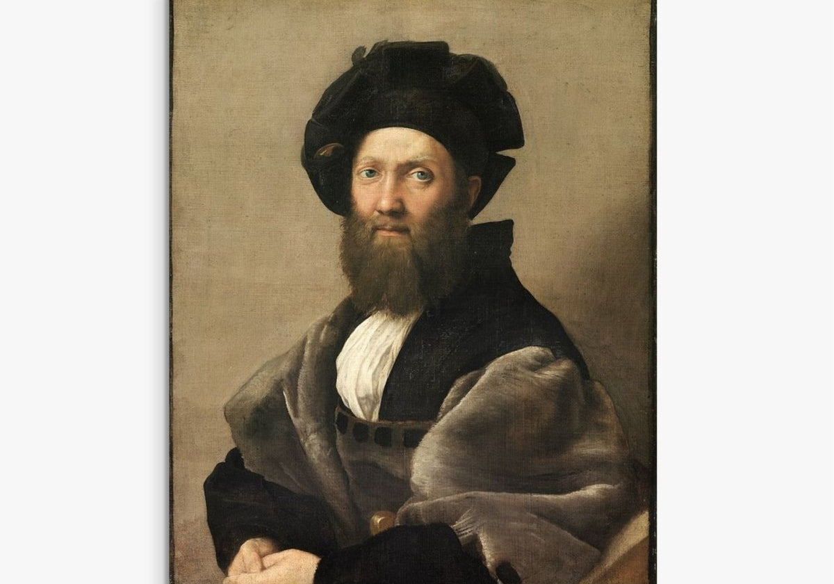 Portrait of Baldassare Castiglione Raphael ReplicArt Oil Painting Reproduction
