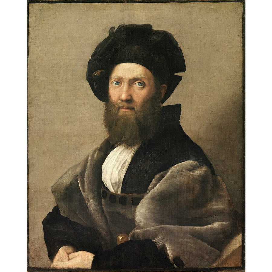 Portrait of Baldassare Castiglione Raphael ReplicArt Oil Painting Reproduction