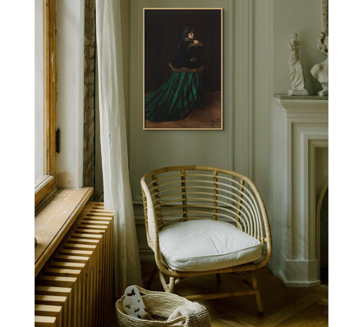 Portrait of Camille Doncieux Claude Monet ReplicArt Oil Painting Reproduction