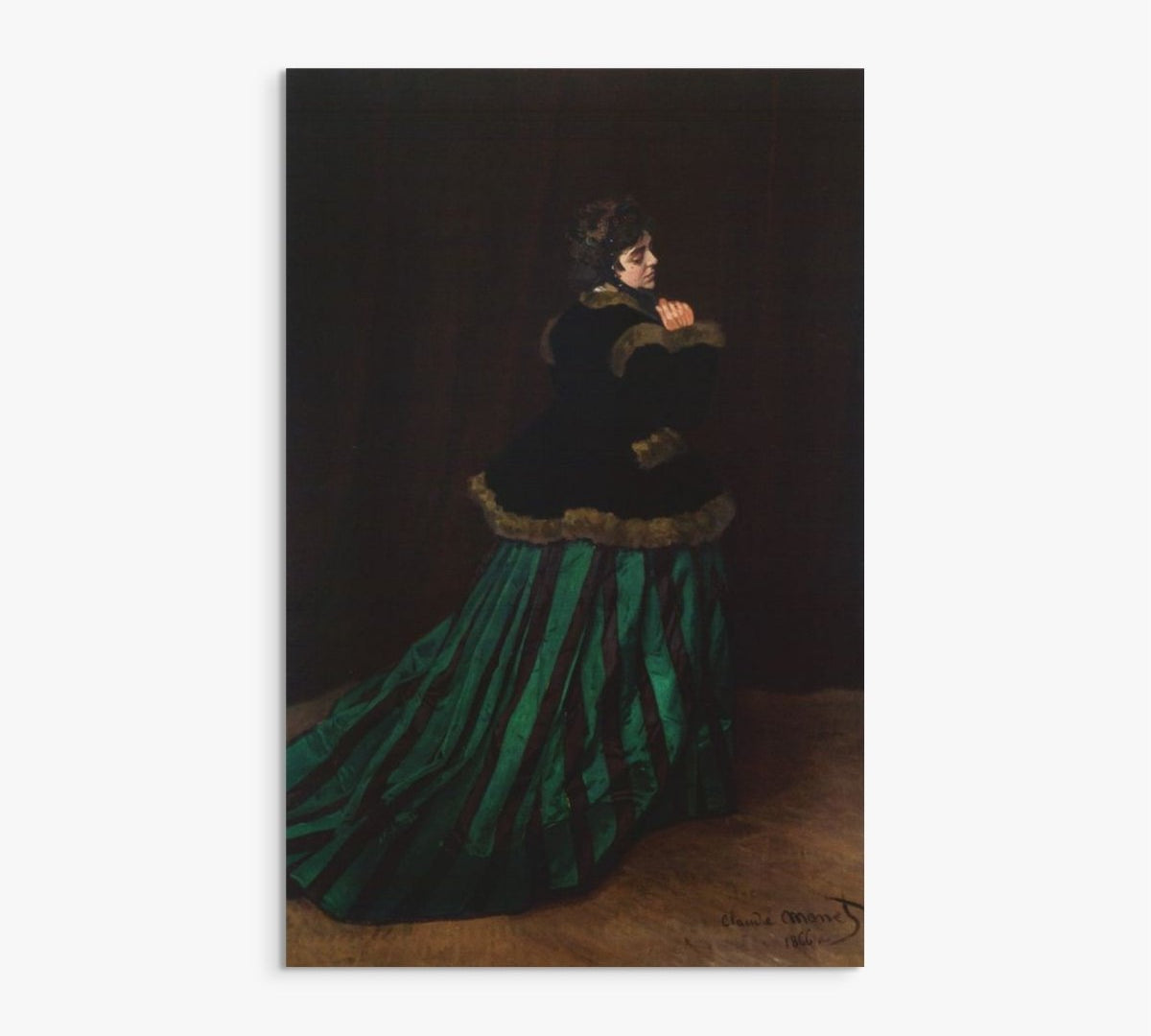 Portrait of Camille Doncieux Claude Monet ReplicArt Oil Painting Reproduction