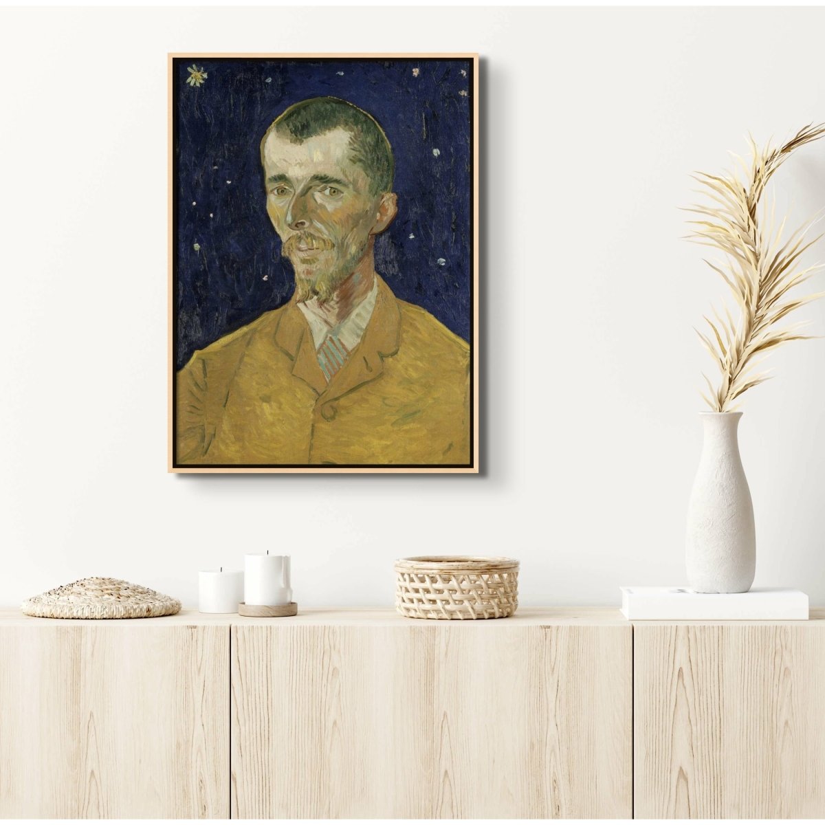 Portrait of Eugene Boch Vincent Van gogh ReplicArt Oil Painting Reproduction