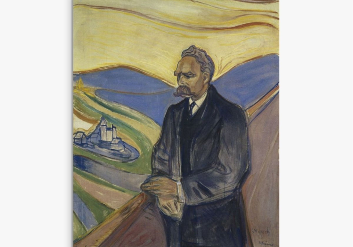 Portrait of Friedrich Nietzsche Edvard Munch ReplicArt Oil Painting Reproduction