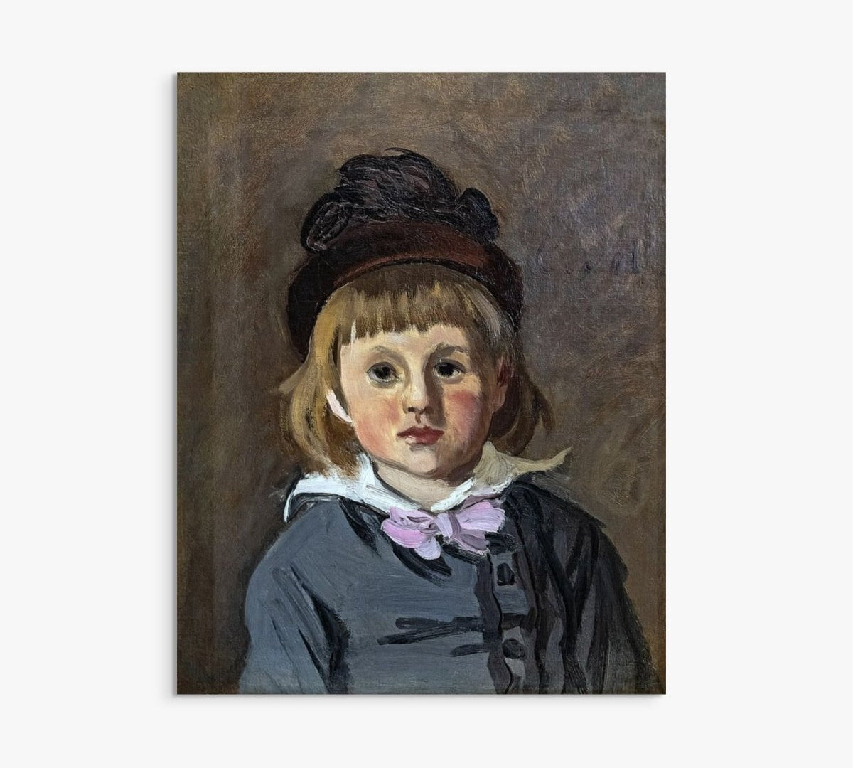 Portrait of his son Jean Claude Monet ReplicArt Oil Painting Reproduction