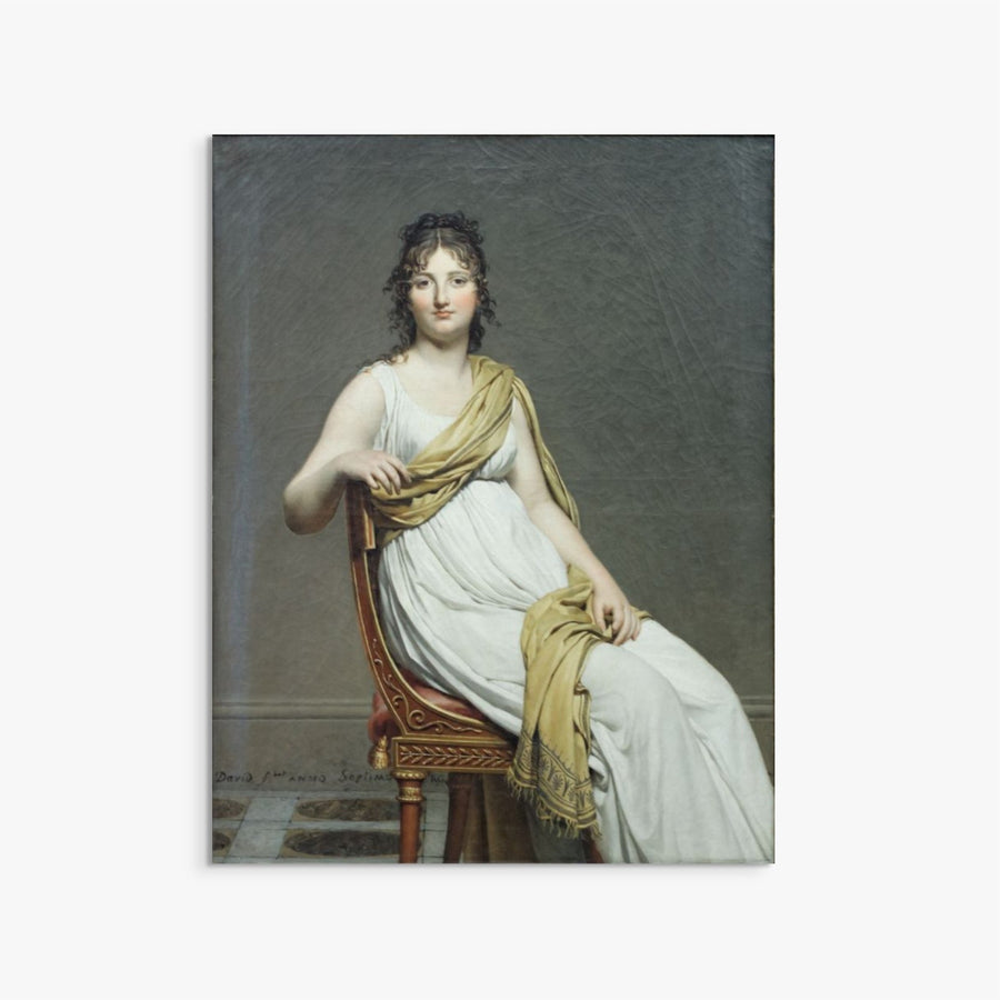 Portrait of Madame de Verninac Jacque Louis David ReplicArt Oil Painting Reproduction